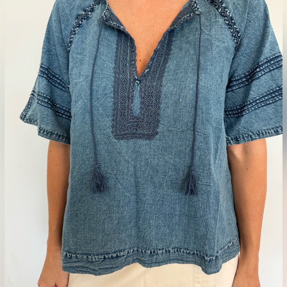 Faherty Organic Cotton Callista top NWT